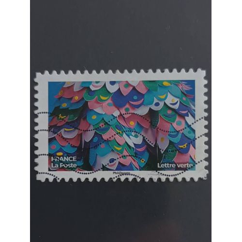 R92 - Oblitéré France Autoadhesif N°1799 - Année 2019 -- Mon Fantastique Carnet De Timbres : Détail De L'Ours --.