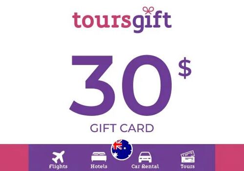 ToursGift Gift Card 30 AUD Key - AUSTRALIA