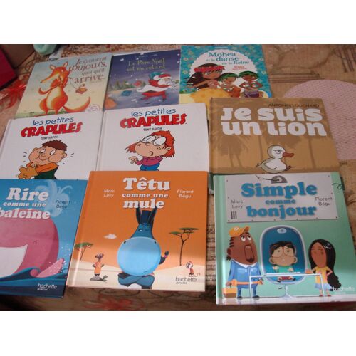 Livre Pour Enfant 6 Petits Livres Mohea Et La Danse De La Reine,Simple Comme Toujours, Les Crapules, Je Suis Un Lion ...