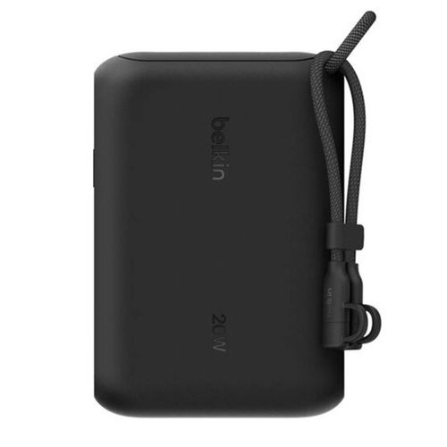 Powerbank 10000mah 2 Ports Usb-C Power Delivery 20w Boostcharge Avec Câble Usb-C Belkin Noir