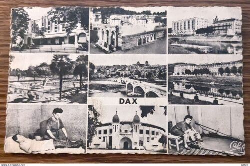 Carte Postale Dax : Hôtel Splendid - Fontaine D'eau Chaude, Etc