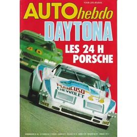 Auto Hebdo 49 De 1977 Pages Detachées,24h Chamonix,Boucles Spa,Honda Accord,Daytona,