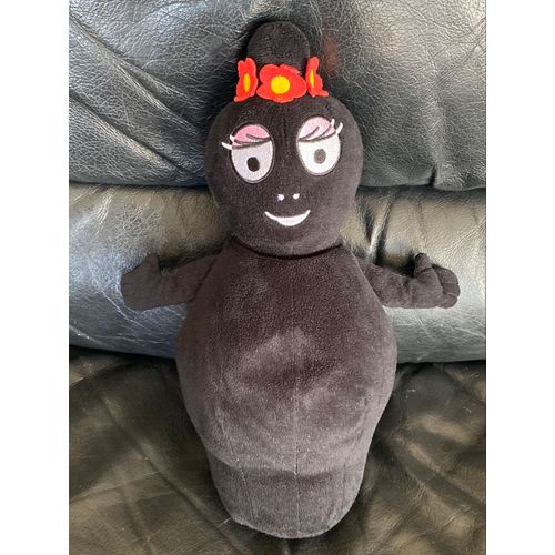PELUCHE BARBAMAMA JEMINI BARBAPAPA NOIR MAMAN 33CM