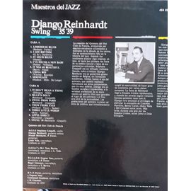 Vinyle Django Reinhardt / Swing '35 '39