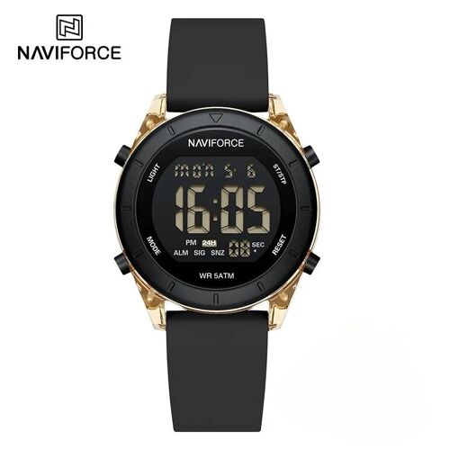 Nf7108 Décontracté Sauvage Montre 50 M Étanche Lcd Affichage Numérique Électronique Bracelet En Silicone Femme Horloge Bb-Box