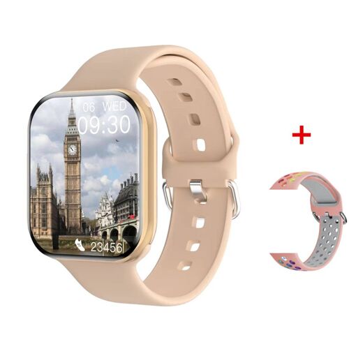 Montre connectée GPS série 25, pour Apple Watch 10, mémoire, musique, vidéo, appel Bluetooth, étanche, NFC, pour Android et IOS, 2025 Gold-GoldCK