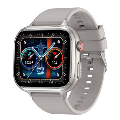 VE31 PRO Smartwatch pour homme femme SOS Fitness Bluetooth appel fréquence cardiaque longue durée de vie de la batterie étanche 2025 ECG montre intelligente Silver