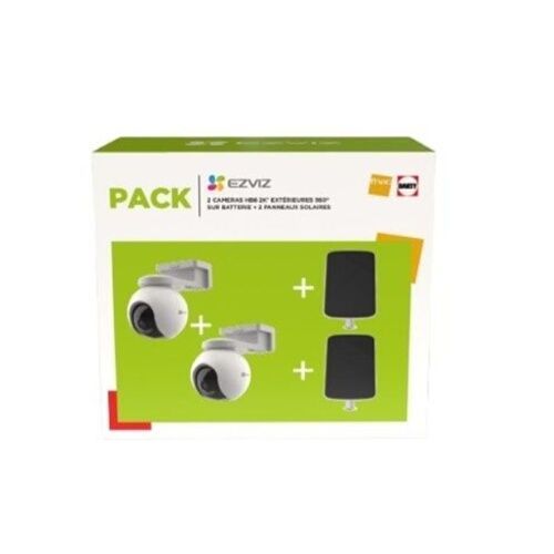 Caméra de surveillance Ezviz BUNDLE 2 CAMERA HB8 + 2 PANNEAUX SOLAIRES