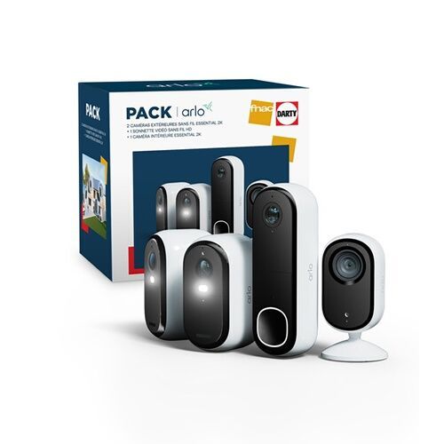 Caméra de surveillance Arlo PACK FNAC ARLO - VMC3250 + VMC3060 + AVD3001