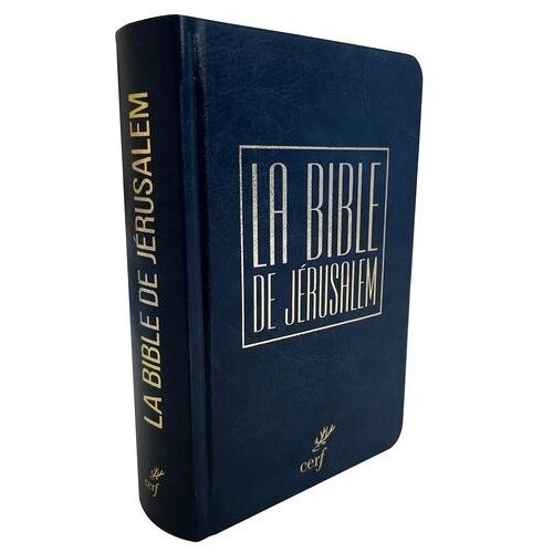 La Bible De Jérusalem - Edition Voyage Bleue
