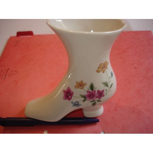 Chaussure Miniature À Talon Blanche Céramique