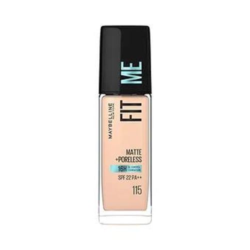 Maybelline Fit Me Matte + Poreless, 128 Warm Nude Foundation,30ml 