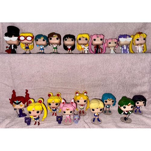 Lot / Set Des 19 Figurines Funko Pop De Sailor Moon