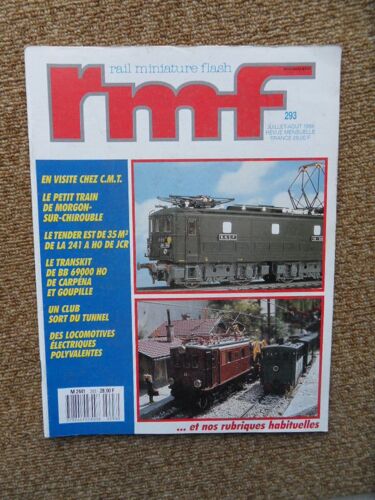 Rmf Rail Miniature Flash N°293 De Juillet/Août 1988