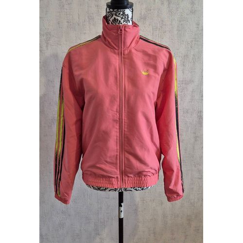 Adidas X Her Studio London Veste De Survêtement Femme Adidas Rose Jaune Et Noir Taille 38 M