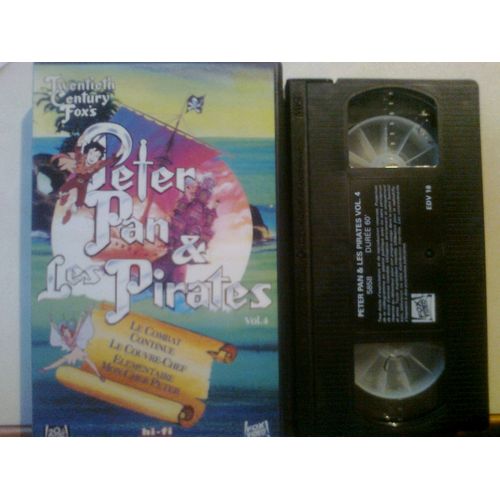 Cassette Vidéo Vhs - Peter Pan Et Les Pirates - Volume 4