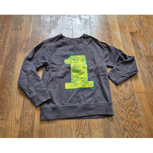 Pull Garçon  Gris Et Jaune Du Pareil Au Même Taille 8 Ans