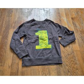 Pull Garçon  Gris Et Jaune Du Pareil Au Même Taille 8 Ans