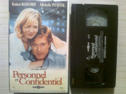 Cassette Vidéo Vhs - Personnel Et Confidentiel - Robert Redford