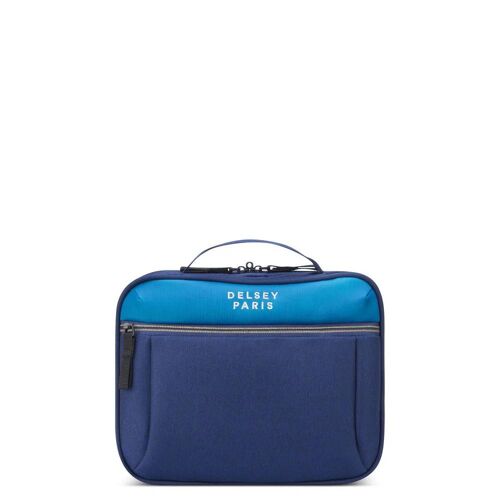 DELSEY PARIS - BROCHANT 3 - Trousse De Toilette souple 21 cm x 27 cm x 14 cm - 7 L - XS - Bleu outremer