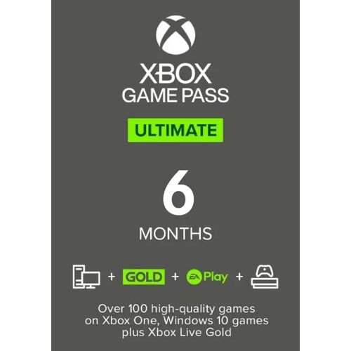 6 Month Xbox Game Pass Ultimate Xbox One/Xbox Series X|S/PC (Europe & UK)