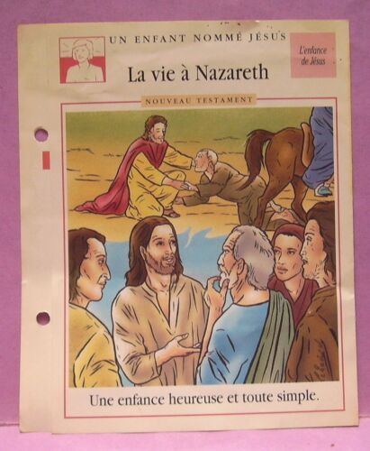 Double Fiche - " Le Nouveau Testament / Un Enfant Nommé Jésus " - Ed. Atlas - 1995