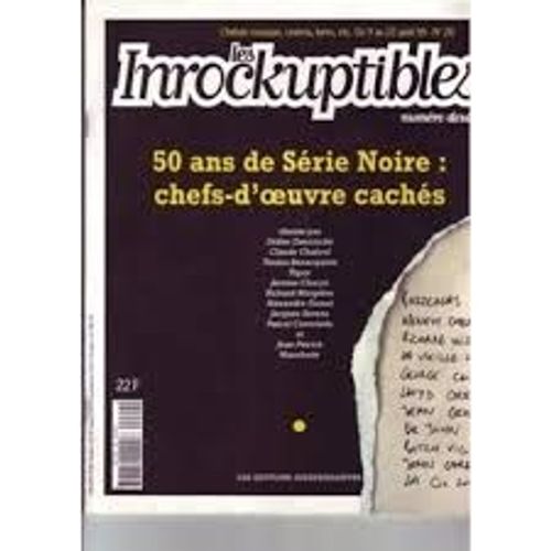 Les Inrockuptibles N° 20 : 50 Ans De Série Noire