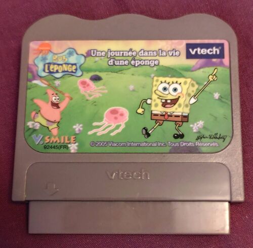 Jeux bob l'éponge pour console VTech dont Vtech baby