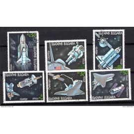 Bulgarie 1991 La Conquete De L'Espace Serie Complete Obliteree   Yvert N° 3385-90