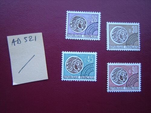 Ad 521 / Lot Timbres France Neufs Sans Trace De Charnière*Preobliteres N°130 À133 * 1971