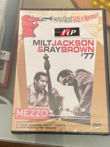 Milt Jackson &Ray Brown ‘77 Dvd 