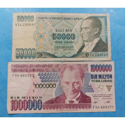 Turquie, 2 Billets De Collection