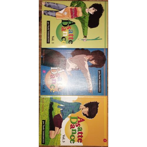 Lot Manga Asatte Dance Tome 1,2 Et 3