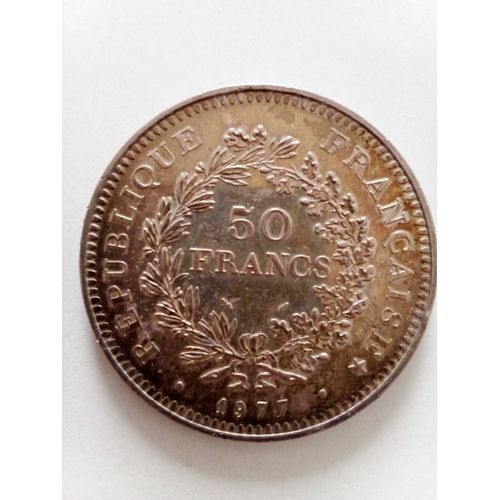 Cinq Pièces 50 Francs Argent Hercule
