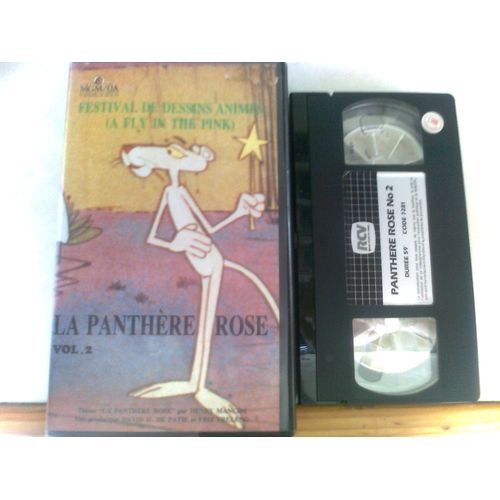 Cassette Vidéo Vhs - La Panthère Rose - Volume 2
