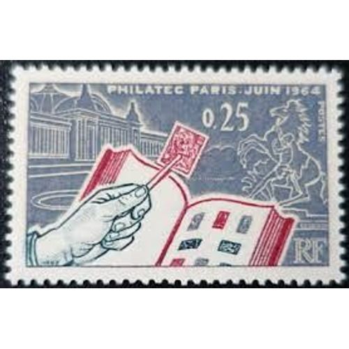 Exposition Philatélique Internationale "Philatec1964" À Paris (Prélude) Année 1963 N° 1403 Yvert Et Tellier Luxe