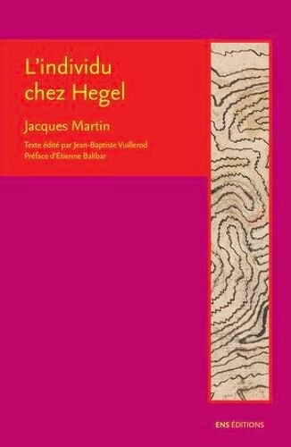 L'individu Chez Hegel