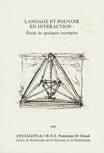 Langage Et Pouvoir En Interaction