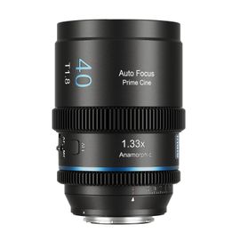 Objectif anamorphique SIRUI 40mm T1.8 1.33X, format S35, autofocus pour appareils photo à monture L, compatible DC-S5/S5M2, DC-S1/S1H/S1R, DC-S9, SL1, CL, FP, FPL (effet de flare bleu) 40AF133X-LB