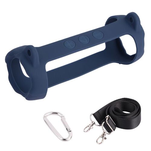 Étui Souple Anti-Choc pour JBL Flip 7 Enceinte Bluetooth Portable avec Sangle détachable - étui Uniquement - Bleu