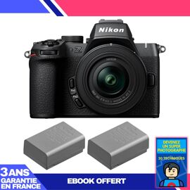 Boitier Nikon Z50 II + 16-50mm f/3.5-6.3 VR + 2 Nikon EN-EL25a + Ebook 'Devenez Un Super Photographe'