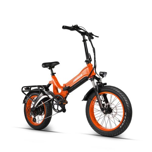Vélo Électrique Pliant Mihogo Nx, Moteur 750 W, Autonomie De 130 Km, Cadre En Magnésium, Pneus 20" X 4,0", Freins Hydrauliques, Contrôle Via Application Bluetooth