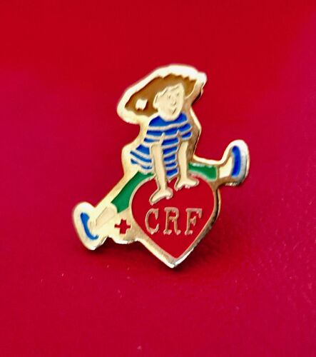 Pins Croix Rouge Française. C.R.F. Association. Santé. Pins Médical. Soins. Secours. Petit Pins.