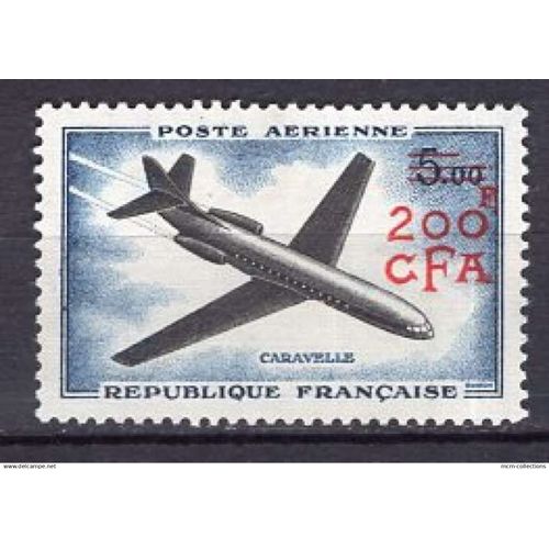 France La Reunion 1957 Avion La Caravelle Neuf** Yvert N° Pa 59