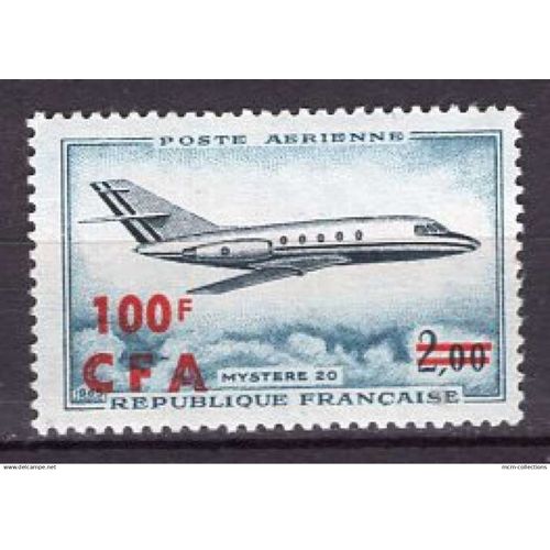 France La Reunion 1967 Avion Le Mystere 20 Neuf** Yvert N° Pa 61