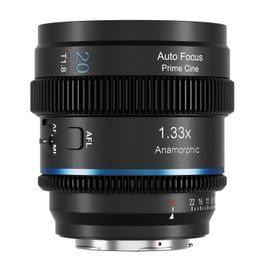 Objectif anamorphique SIRUI 20mm T1.8 1.33X, format S35, autofocus pour appareils photo à monture L,compatibles DC-S5/S5M2, DC-S1/S1H/S1R, DC-S9, SL1, CL, FP, FPL (effet de flare bleu) 20AF133X-LB