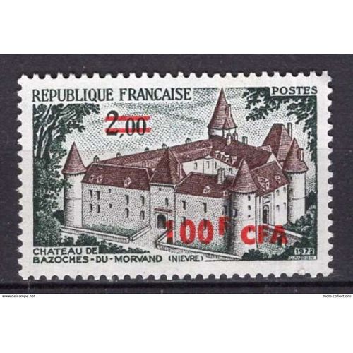 France La Reunion 1973 Le Chateau De Bazoches Du Morvand Yvert N° 417 Neuf**