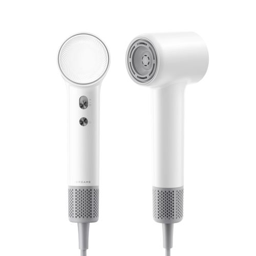 Dreame Mini Sèche-Cheveux À Grande Vitesse Blanc, 270 G, Séchage Rapide, Modes Personnalisés, Moteur 100 000 Tr/Min, Contrôle Température Ntc, Soins Par Ions Négatifs, 5 Modes Personnalisés