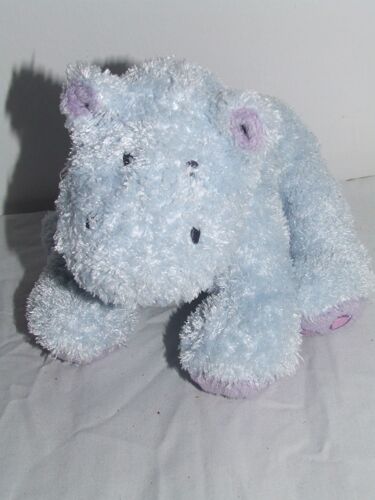 HIPPOPOTAME KIMBALOO BLEU MAUVE 20 cm