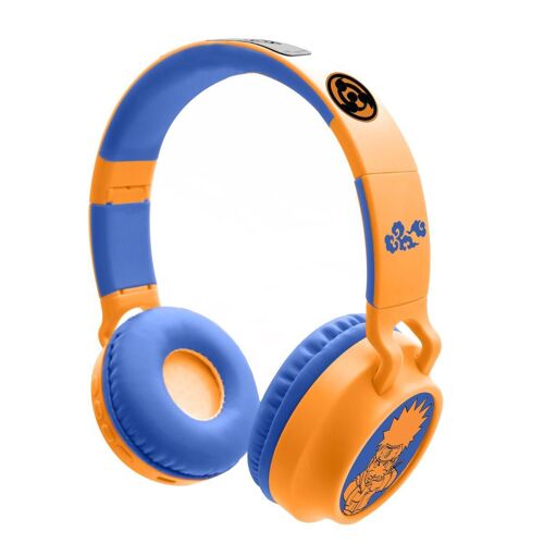 Casque lumineux pliable Bluetooth et filaire Naruto avec limitation du volume